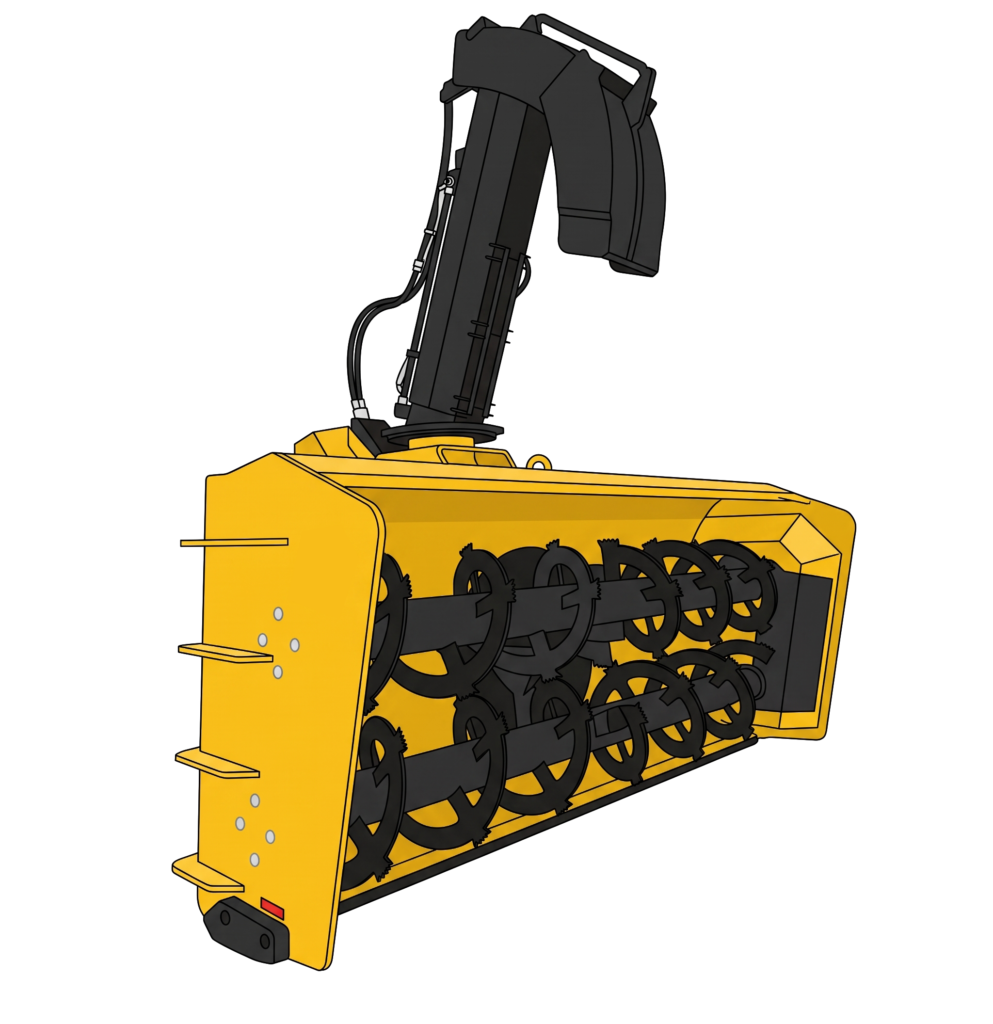 HitchDoc HDS9200 hydraulic snowblower illustration